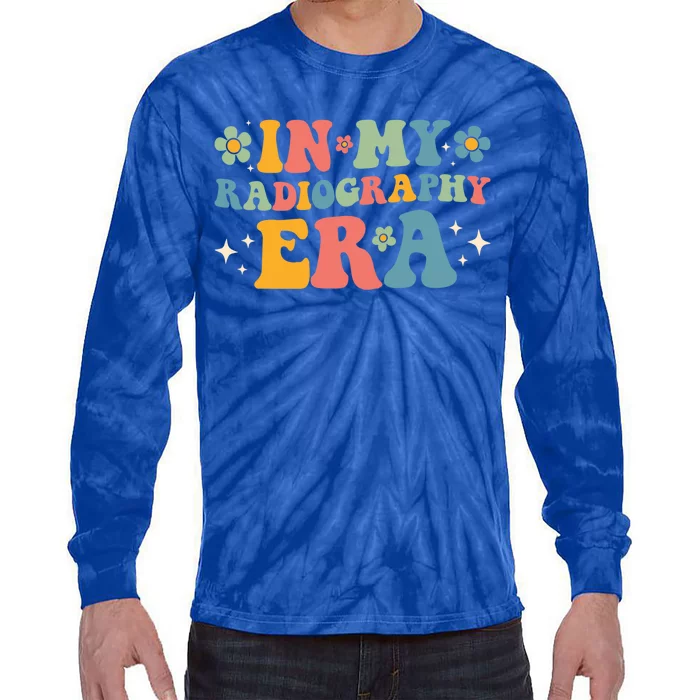 Groovy In My Radiography Era Radiography Funny Retro Funny Gift Tie-Dye Long Sleeve Shirt