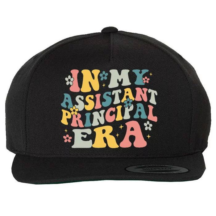 Groovy In My Assistant Principal Era Job Title School Worker Wool Snapback Cap