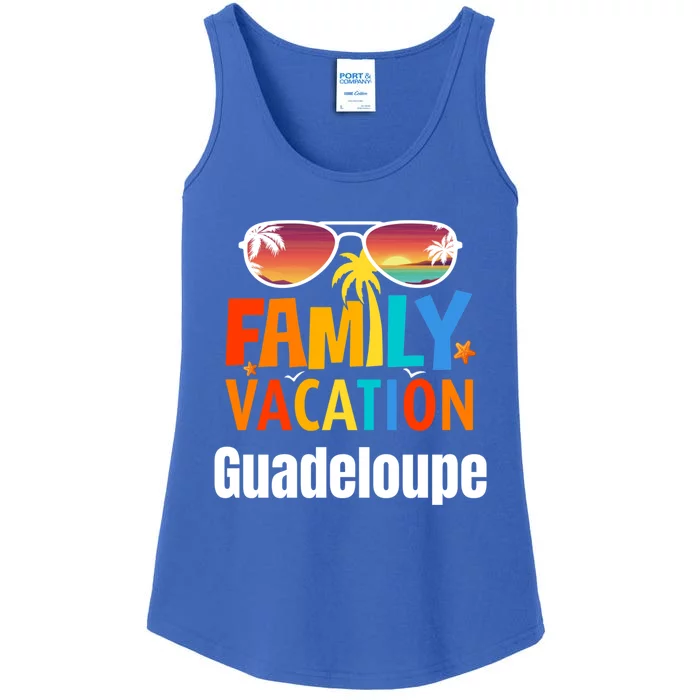 Guadeloupe Island Matching Outfits Family Vacation Gift Ladies Essential Tank