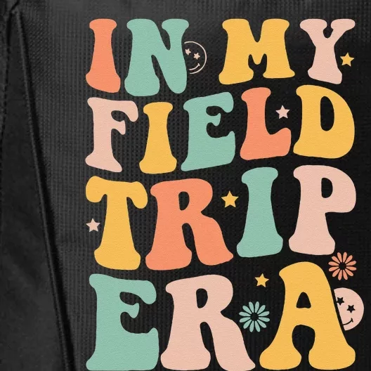 Groovy In My Field Trip Era Teachers Field Day 2024 City Backpack