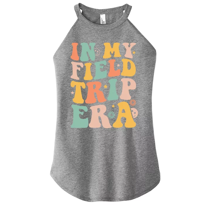 Groovy In My Field Trip Era Teachers Field Day 2024 Women’s Perfect Tri Rocker Tank