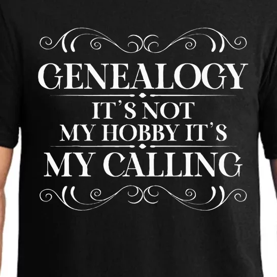 Genealogy It´S My Calling Ancestry Genealogist Pajama Set