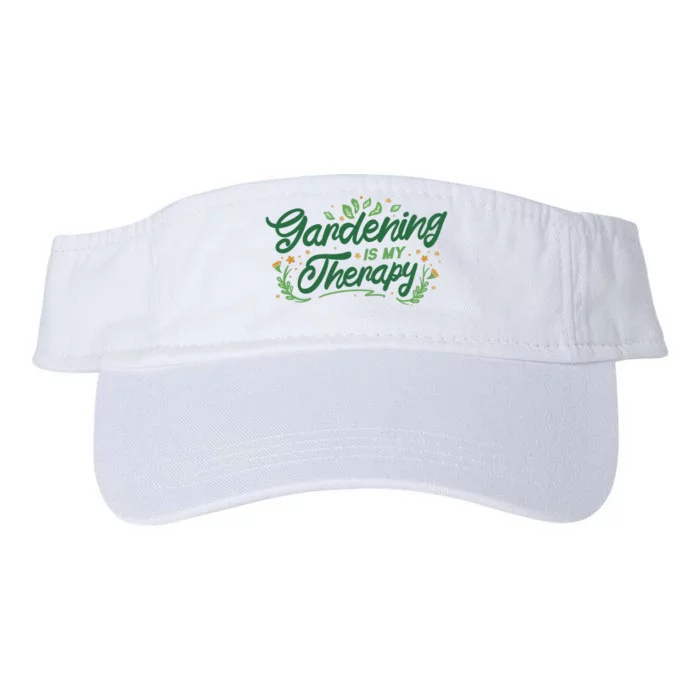 Gardening Is My Therapy Valucap Bio-Washed Visor