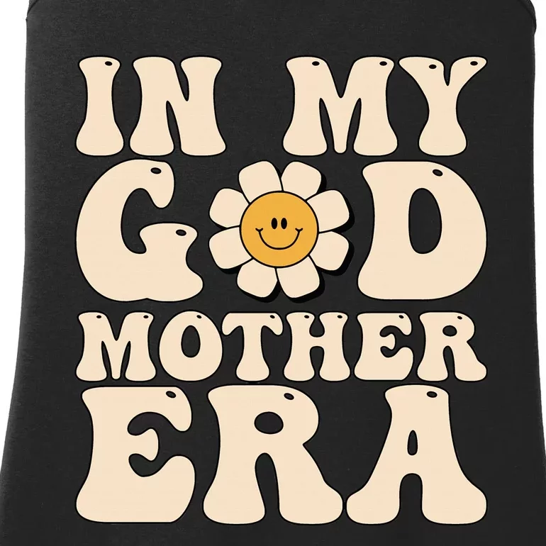 Groovy In My Godmother Era Godmama Era Godmom Era Ladies Essential Tank