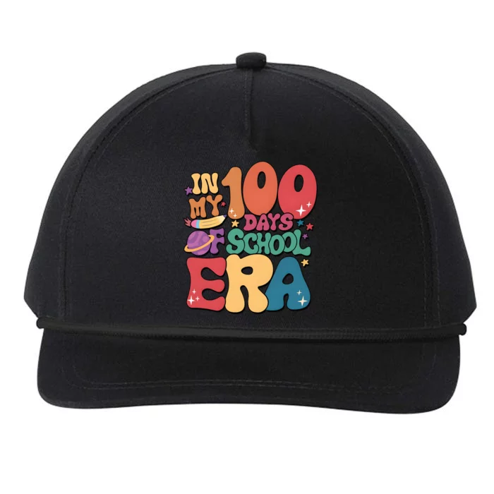 Groovy In My 100 Days Of School Era Snapback Five-Panel Rope Hat