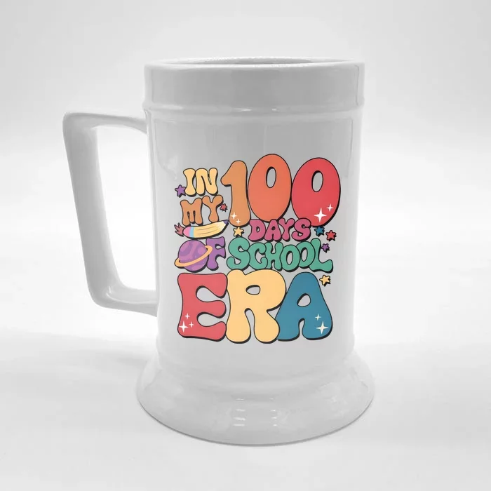 Groovy In My 100 Days Of School Era Front & Back Beer Stein