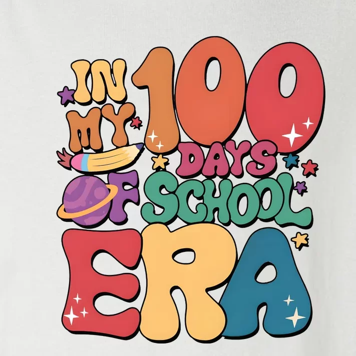 Groovy In My 100 Days Of School Era Toddler Long Sleeve Shirt