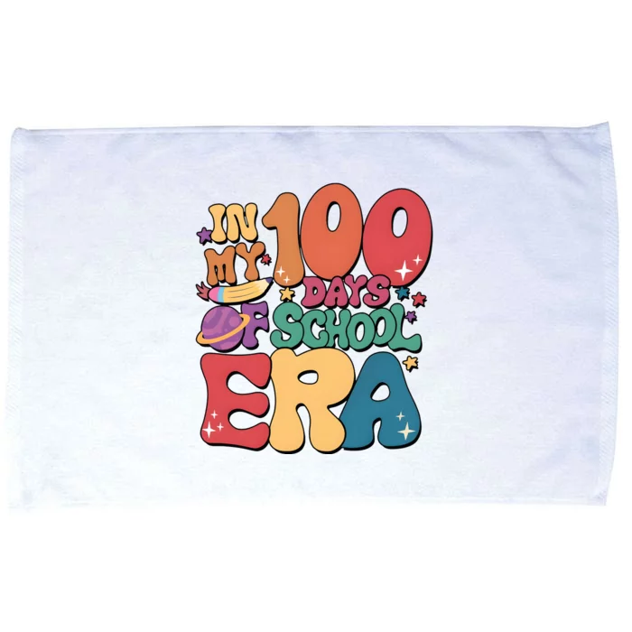 Groovy In My 100 Days Of School Era Microfiber Hand Towel