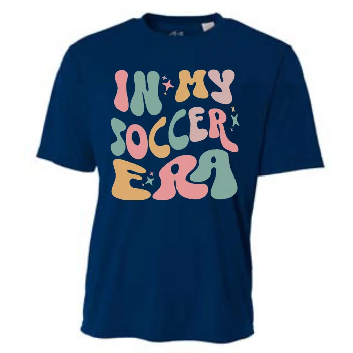 Groovy In My Soccer Era Cute Cooling Performance Crew T-Shirt