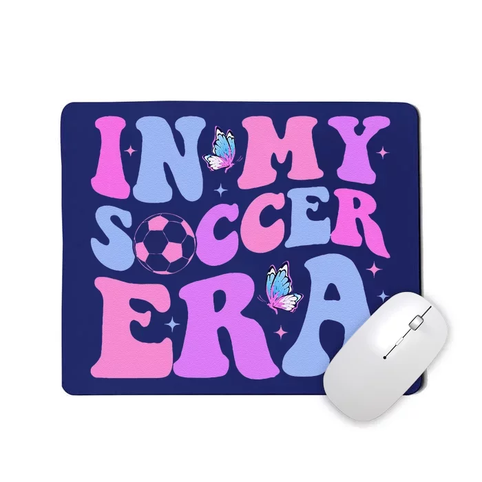 Groovy In My Soccer Era Soccer Player Cute Mousepad