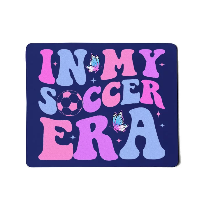 Groovy In My Soccer Era Soccer Player Cute Mousepad