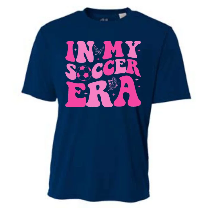 Groovy In My Soccer Era Soccer Player Cooling Performance Crew T-Shirt