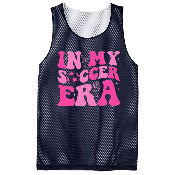 Groovy In My Soccer Era Soccer Player Mesh Reversible Basketball Jersey Tank