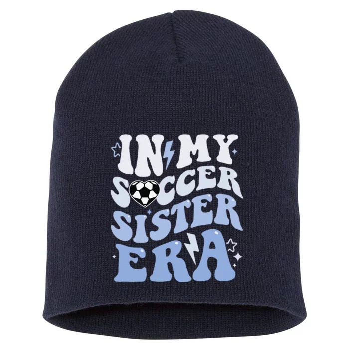 Groovy In My Soccer Sister Era Soccer Sister Of Boy Short Acrylic Beanie