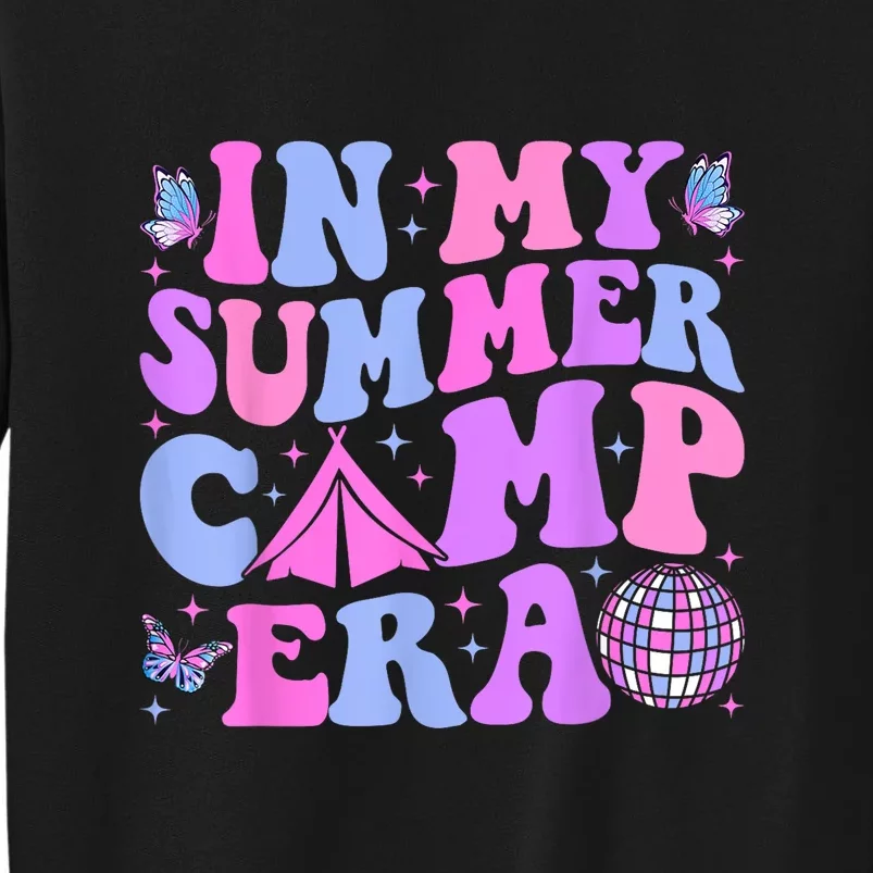 Groovy In My Summer Camp Era Camping Disco Gift Sweatshirt