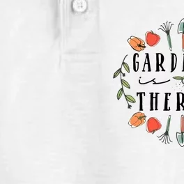 Gardening Is My Therapy Garden Lover Dry Zone Grid Performance Polo