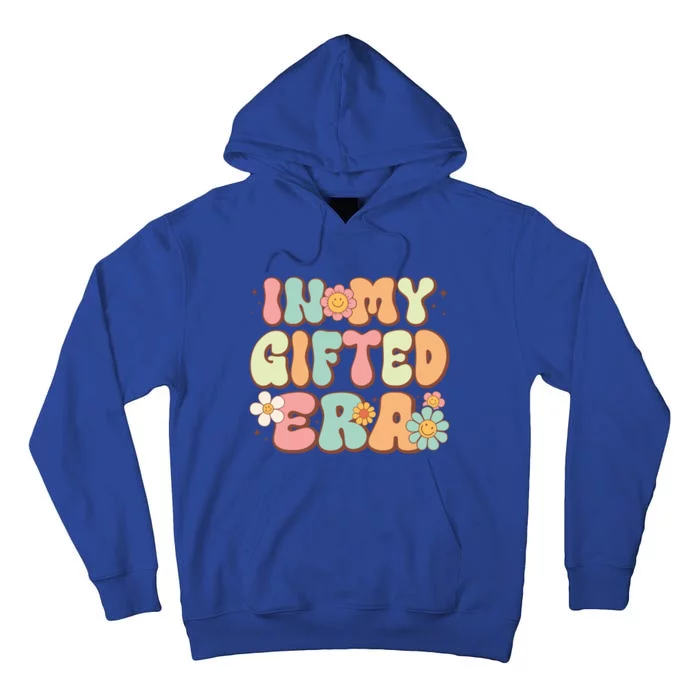 Groovy In My Gifted Era Matching Gifted Teacher Education Gift Tall Hoodie