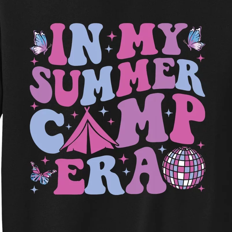 Groovy In My Summer Camp Era Camping Sweatshirt