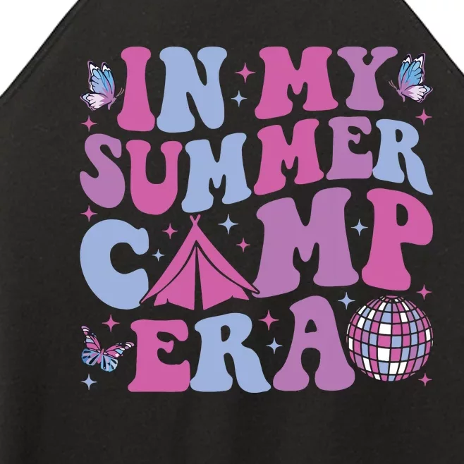 Groovy In My Summer Camp Era Camping Women’s Perfect Tri Rocker Tank