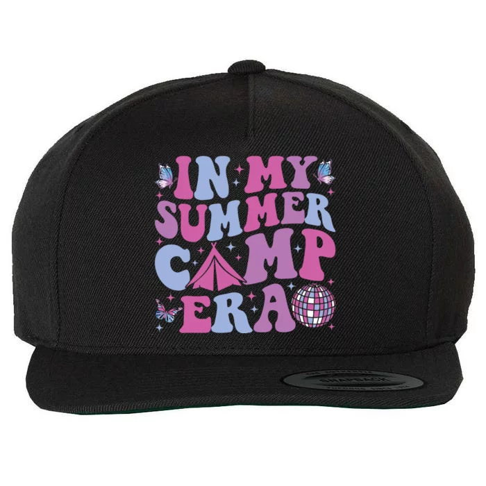 Groovy In My Summer Camp Era Camping Wool Snapback Cap