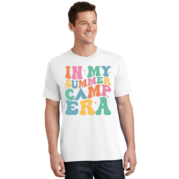 Groovy In My Summer Camp Era Retro Summer Camper Women T-Shirt