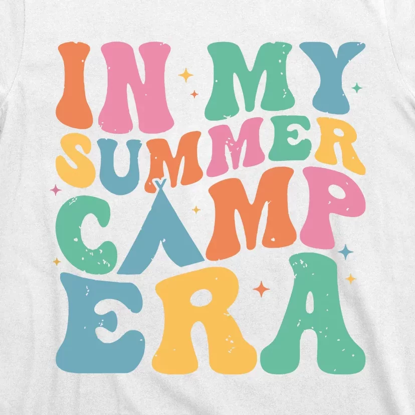 Groovy In My Summer Camp Era Retro Summer Camper Women T-Shirt