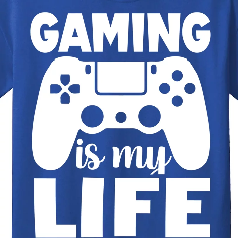 Gaming Is My Life Gamer PlayerS Motto Gift Kids T-Shirt