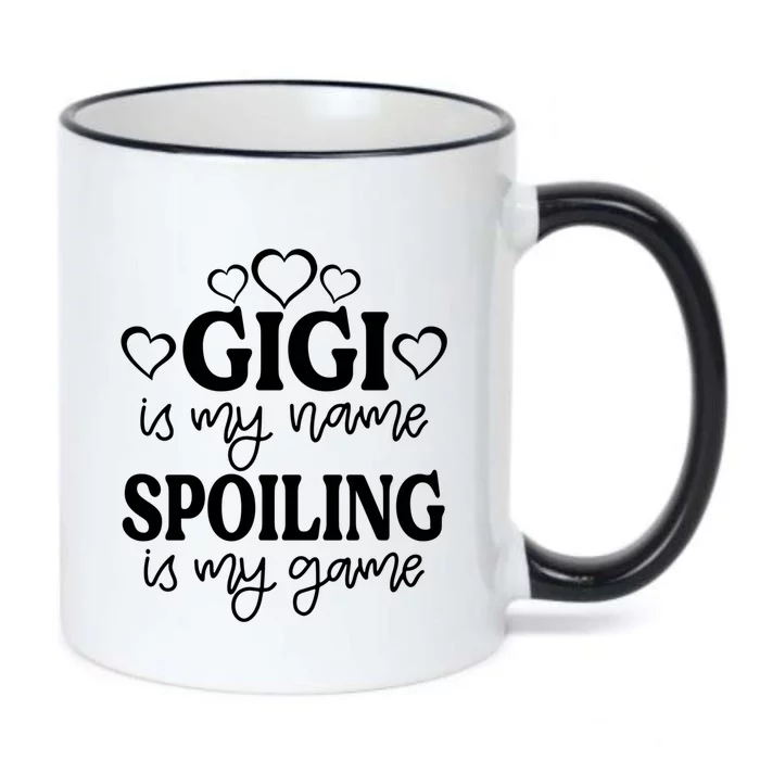 Gigi Is My Name Spoiling Is My Game Gift MotherS Day Gift Black Color Changing Mug