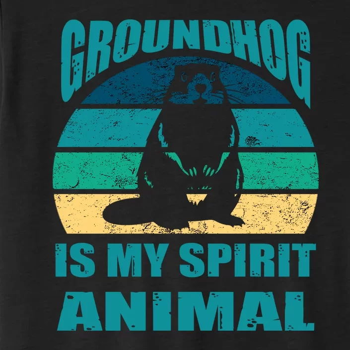 Groundhog Is My Spirit Animal Funny Woodchuck ChromaSoft Performance T-Shirt