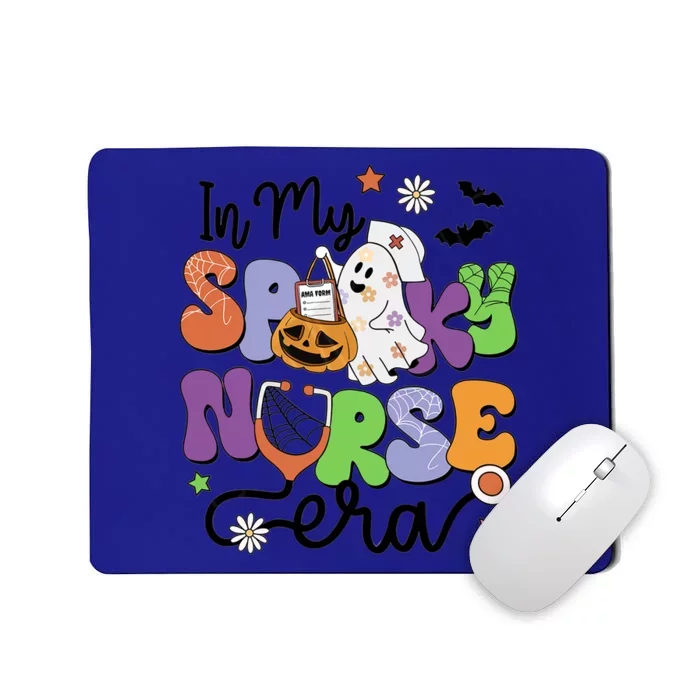 Groovy In My Spooky Nurse Era Spooky Nurse Halloween Ghost Cute Gift Mousepad