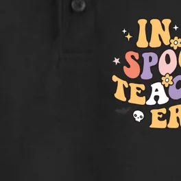 Groovy In My Spooky Teacher Era Halloween Ghost Dry Zone Grid Performance Polo