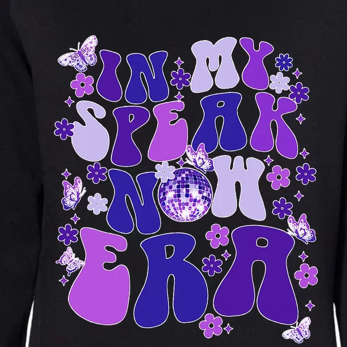 Groovy In My Speak Now Era Womens California Wash Sweatshirt