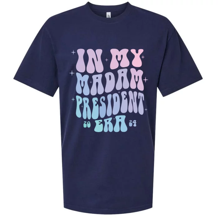 Groovy In My Madam President Era Kamala Harris Sueded Cloud Jersey T-Shirt