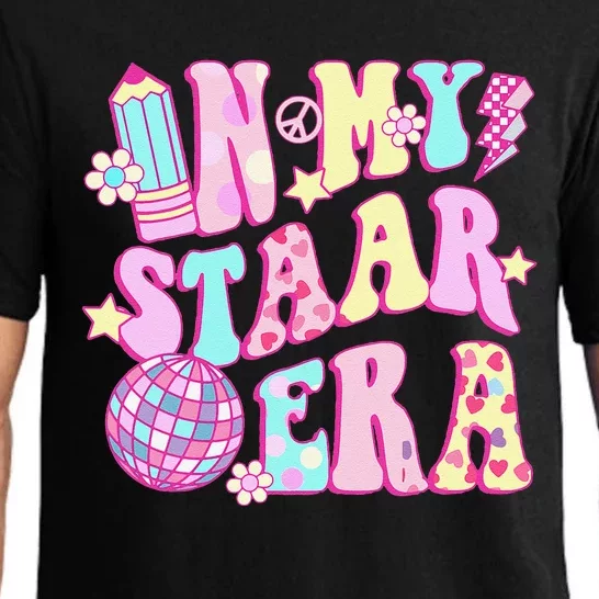 Groovy In My Staar Era Disco Teacher Student Test Day Gift Pajama Set