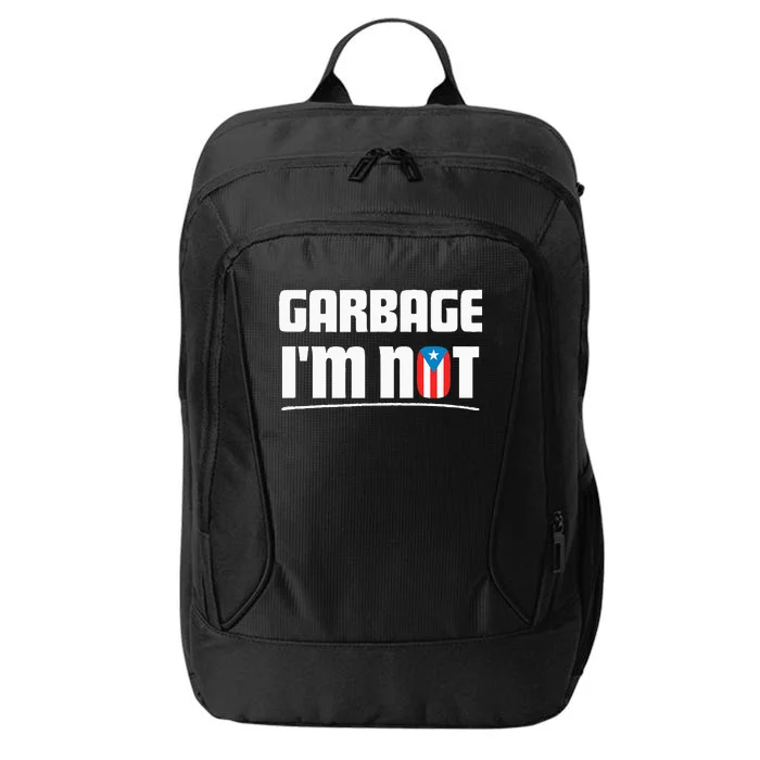 Garbage IM Not Puerto Rico Flag Boricua City Backpack