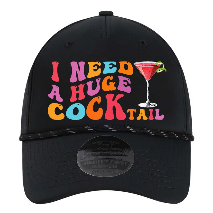 Groovy I Need A Huge Cocktail Funny Adult Humor Drinking Performance The Dyno Cap