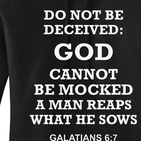 God Is Not Mocked Last Supper Mockery Women's Pullover Hoodie