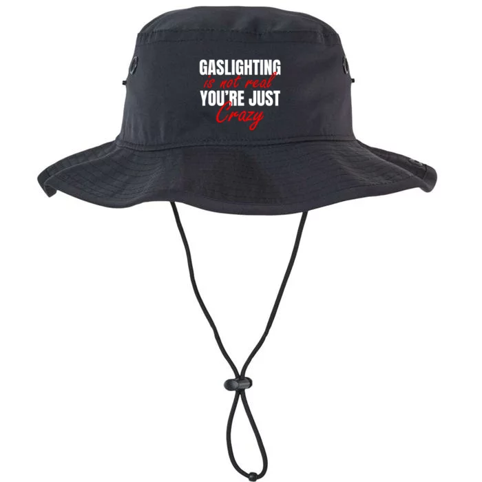 Gaslighting Is Not Real You're Just Crazy Funny Meme Legacy Cool Fit Booney Bucket Hat