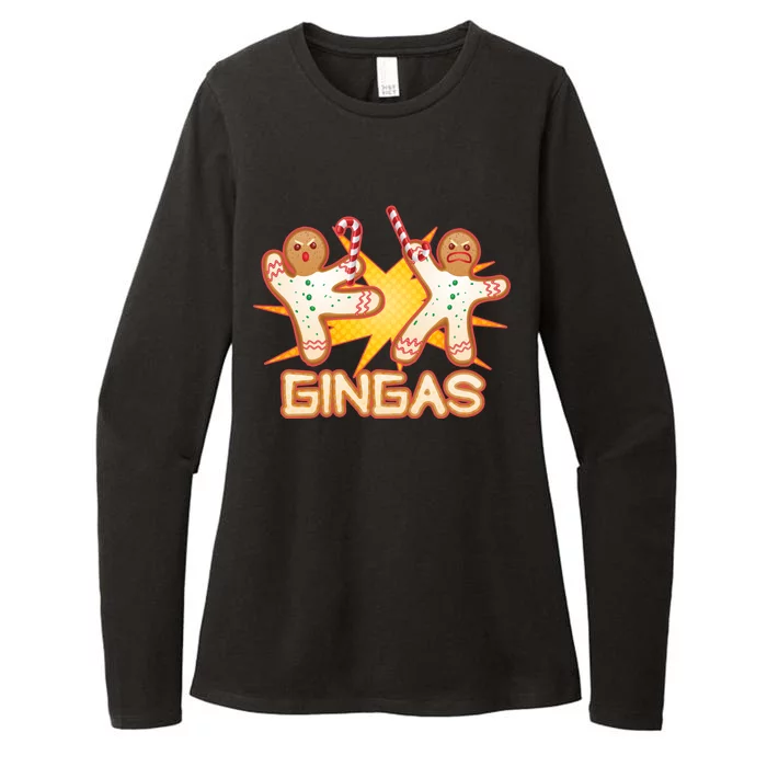 Gingas Gingerbread Ninja Men Womens CVC Long Sleeve Shirt