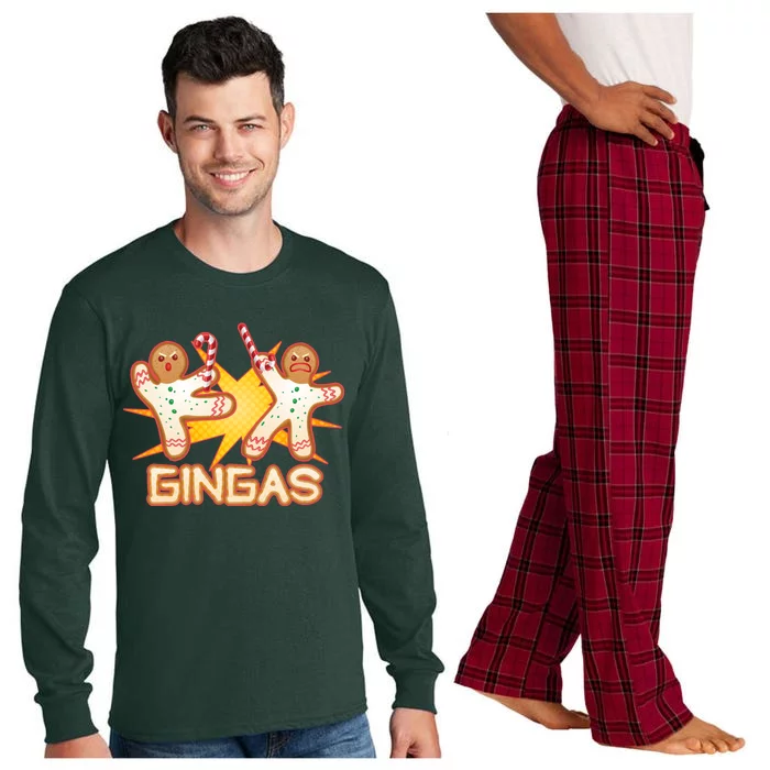 Gingas Gingerbread Ninja Men Long Sleeve Pajama Set