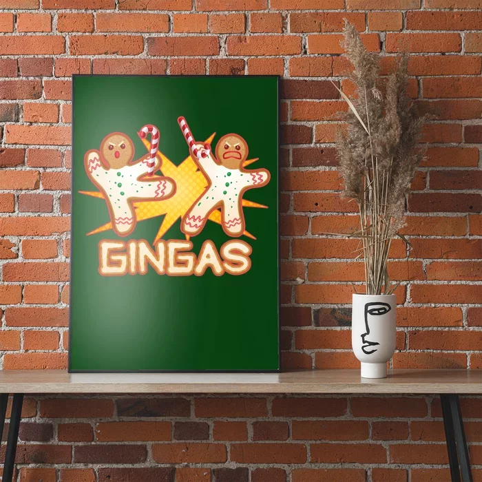 Gingas Gingerbread Ninja Men Poster