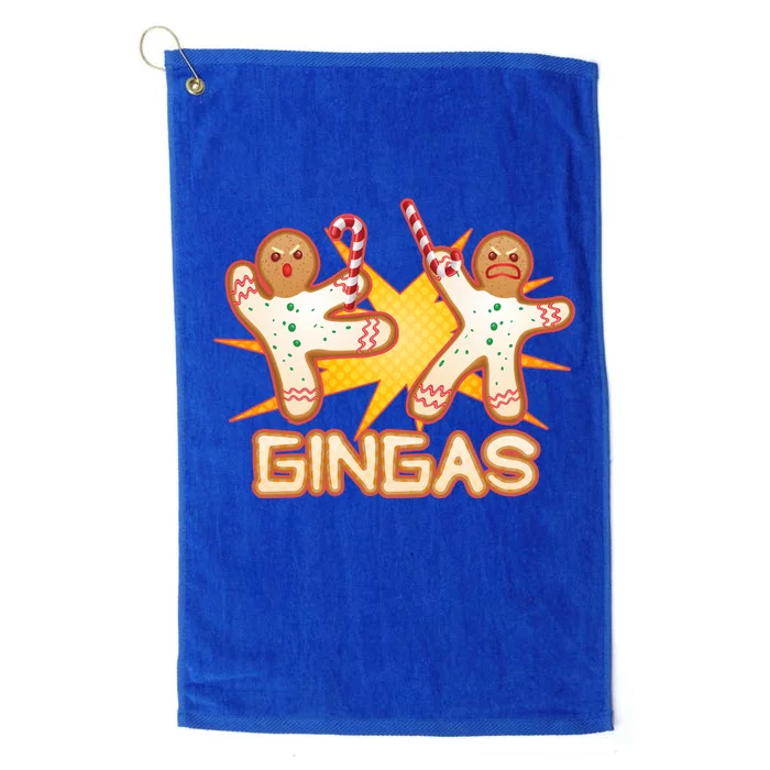 Gingas Gingerbread Ninja Men Platinum Collection Golf Towel