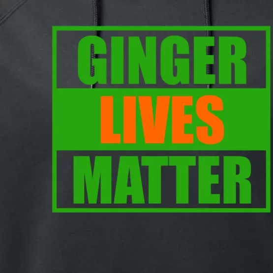 Ginger Lives Matter - St Patricks Day Performance Fleece Hoodie