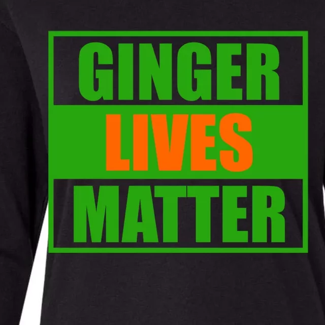 Ginger Lives Matter - St Patricks Day Womens Cotton Relaxed Long Sleeve T-Shirt