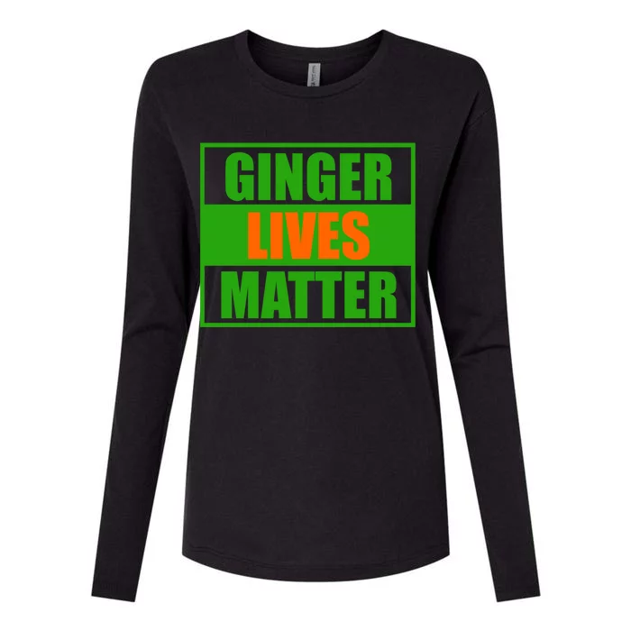 Ginger Lives Matter - St Patricks Day Womens Cotton Relaxed Long Sleeve T-Shirt