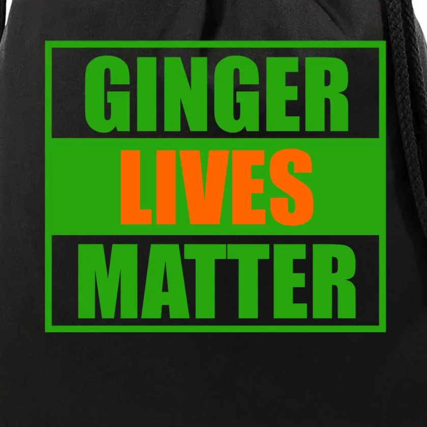 Ginger Lives Matter - St Patricks Day Drawstring Bag