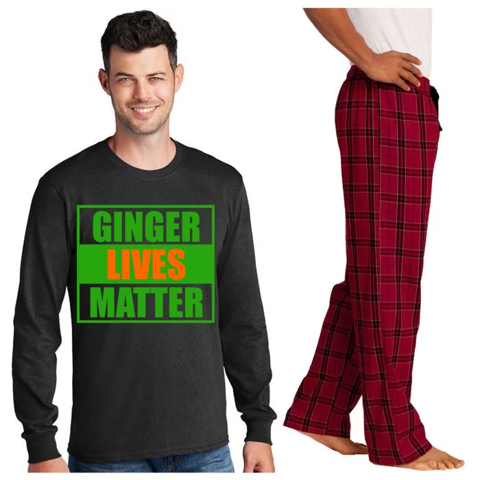 Ginger Lives Matter - St Patricks Day Long Sleeve Pajama Set