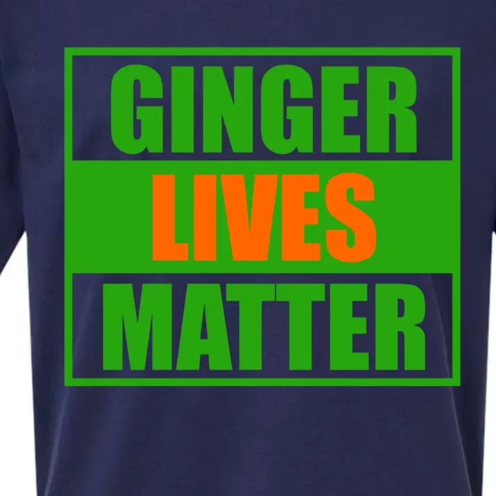 Ginger Lives Matter - St Patricks Day Sueded Cloud Jersey T-Shirt