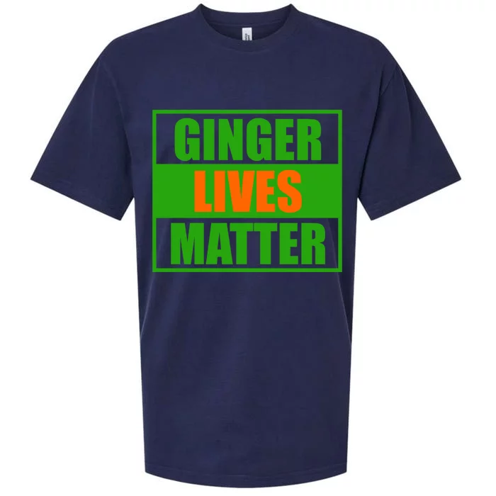 Ginger Lives Matter - St Patricks Day Sueded Cloud Jersey T-Shirt