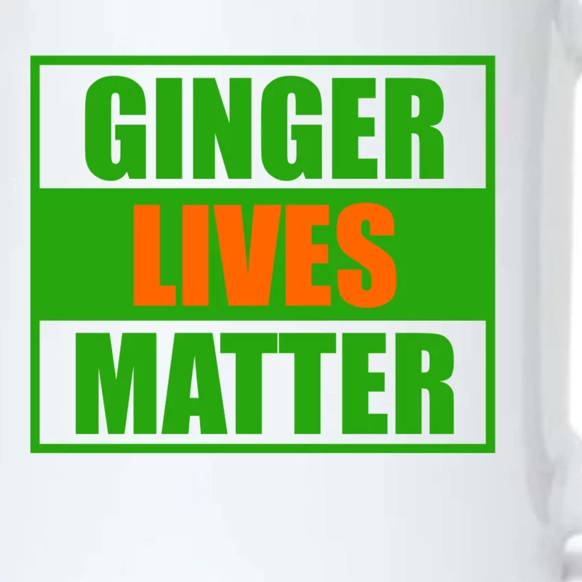 Ginger Lives Matter Black Color Changing Mug